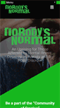 Mobile Screenshot of nobodysnormal.org