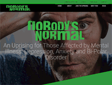 Tablet Screenshot of nobodysnormal.org